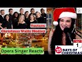 Voctave Christmas Waltz Medley (with Once Upon A December)🎄 | Opera Singer Reacts