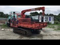 Hitachi CH40 гусеничный самосвал с краном