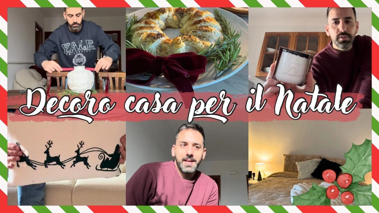 Vlogmas 6 | DECORO CASA PER IL NATALE | Antipasto per le feste 🎄