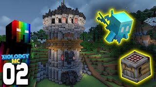 Allay Sorting and Auto-Crafting for a Pumpkin/ Melon Farm! We Built a Tower :) - Xiolodgy 02