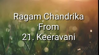 Chandrika Ragam | Arohanam Avarohanam | Keyboard Tutorial