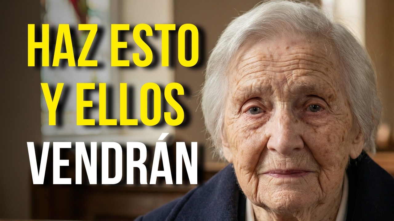 TENGO 92 AÑOS. SI TUS HIJOS NO TE BUSCAN, DEJA DE IR TRAS ELLOS. HAZ ESTO EN SU LUGAR