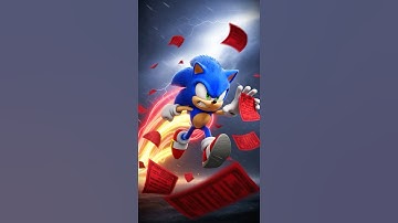 🌧 Sonic Gets Kicked Out by SpongeBob & Amy | Epic Paper Dragon Twist #sonic #spongebob