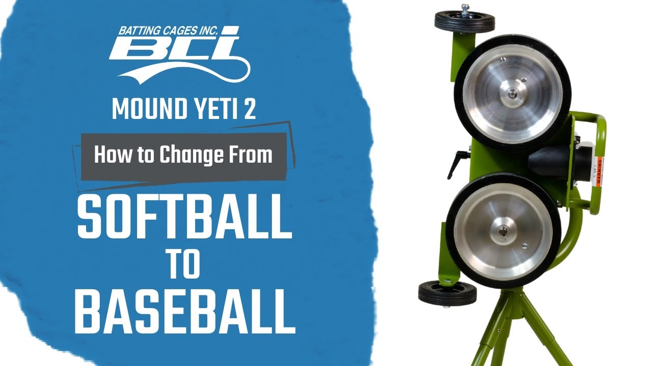 Mound Yeti 2 Baseball/Softball Pitching Machine