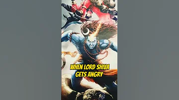 When Lord Shiva Gets Angry 🕉️🔱 The World Of God