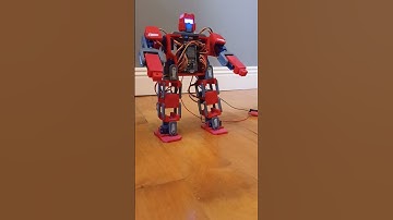 Biped robot ESP32 first attempt #arduino #esp32 #3dprinting