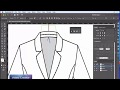 Illustrator tutorial: Drawing a blazer using Illustrator