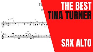 THE BEST [TINA TURNER] PARTITURA PARA SAX ALTO