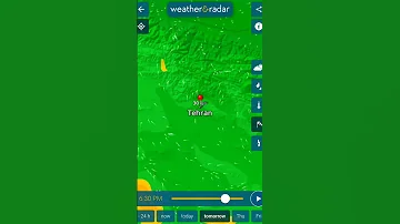 رادار آنلاین بارندگی دما باد صاعقه 