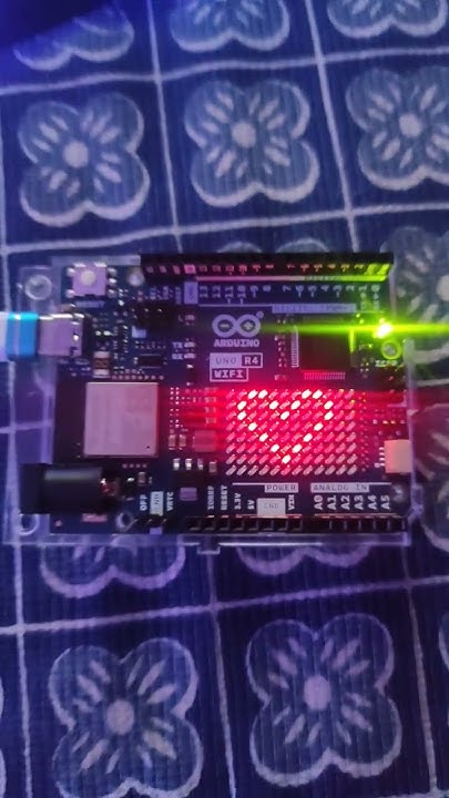 Arduino Uno R4 wifi display led Matrix 8*12 - YouTube