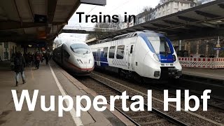 Züge in Wuppertal Hauptbahnhof - Trains in Wuppertal