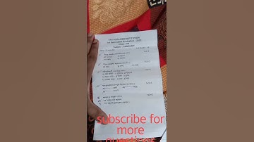 1st summative sanskrit question papers class 7