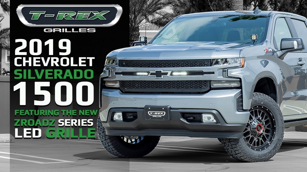 2019 Chevrolet Silverado Featuring The NEW T-REX ZROADZ Series Grille