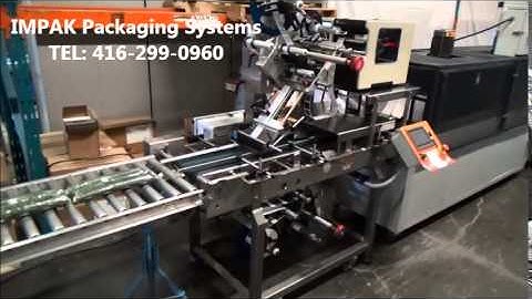 Benison Side Sealer With Nita Labeler Shrink Wrapping And Labeling Cucumbers