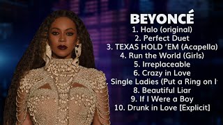 Beyoncé   ~ Greatest Hits ~ Best Songs Music Hits Collection Top 10 Pop Artists of All Ti