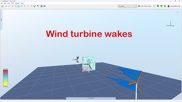 Effects of the wake of an upstream wind turbine with Ashes - wind turbine simulation software