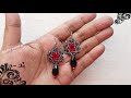 ⚜️ How to make Crystal Earrings/Cómo hacer aretes de cristal/Tutorial diy