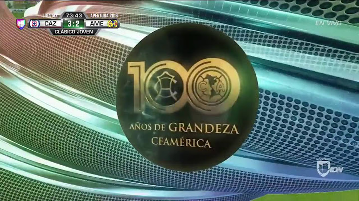 Cruz Azul vs America (3-4) RESUMEN COMPLETO 10/09/16