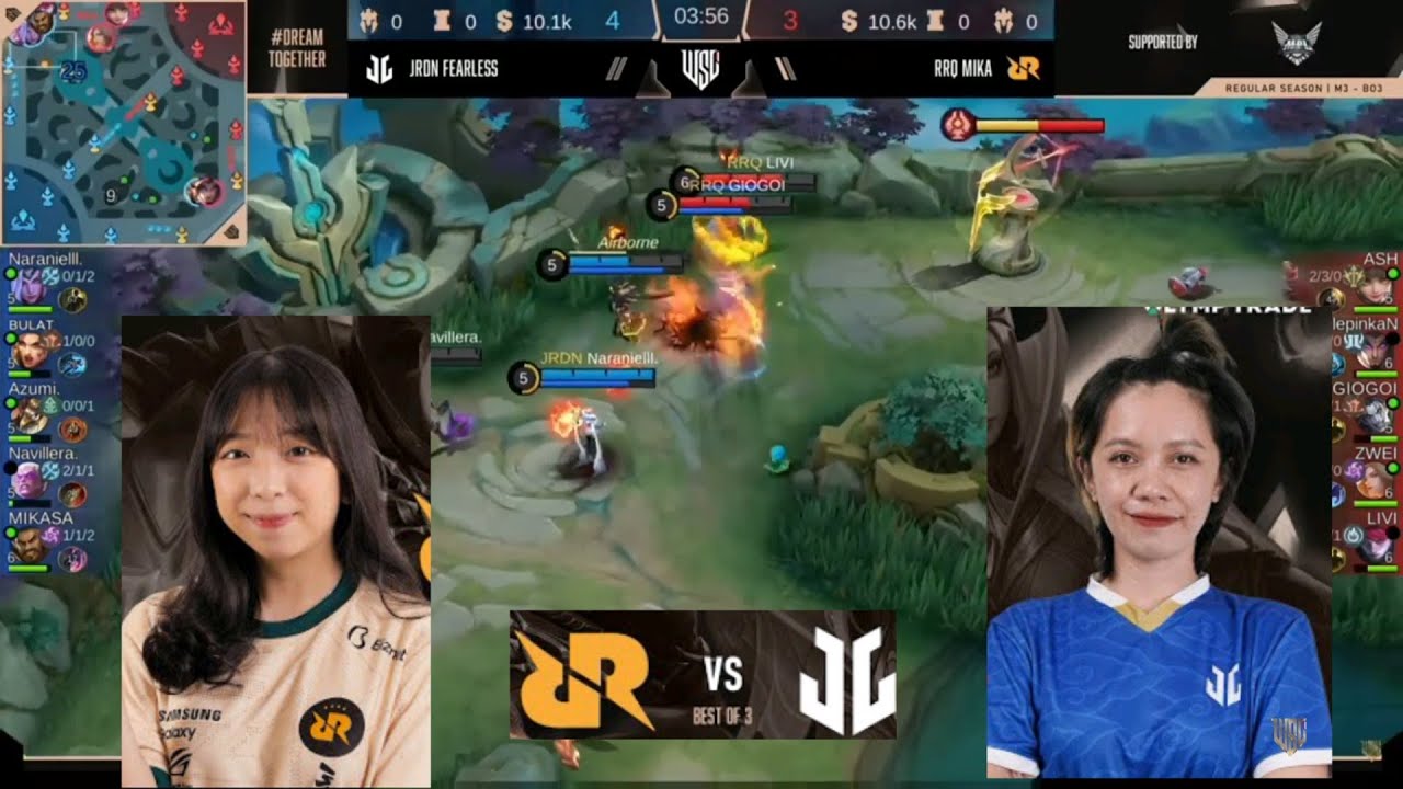 Best Of War Moments RRQ MIKA VS JORDAN FEARLESS | WSL SEASON 7