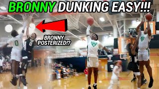 Bronny James & The Blue Chips Are Back Win Crazy First Game Without Mikey Williams