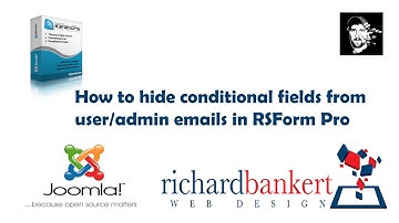 How to hide conditional fields in an RSForm Pro Email