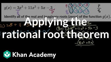 Applying the rational root theorem | Precalculus | Khan Academy