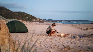 Solo Coastal Wilderness Adventure || CATCH & COOK | Coastal Foraging