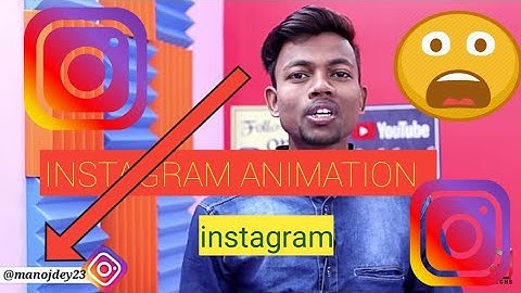 How to make Instagram animation , intro like Manoj dey . Full tutorial . Easily in hindi.