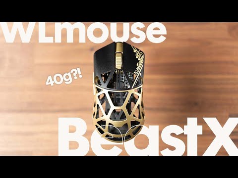 40gの超激軽マグネシムマウス WLmouse BeastX - YouTube