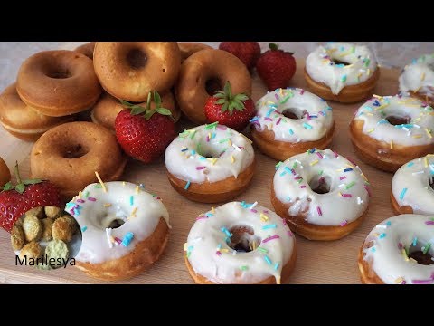 ПОНЧИКИ без жарки, базовый рецепт/DONUTS