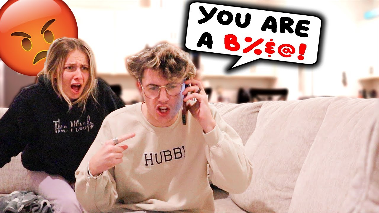 Calling My WIFE'S MOM The "B WORD" In Front Of Her PRANK!