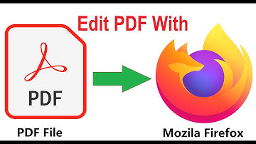 Edit PDF File in Mozilla Firefox