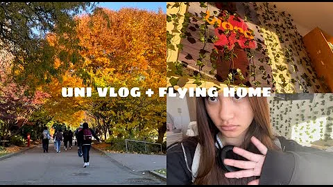 UNI VLOG + FLYING HOME