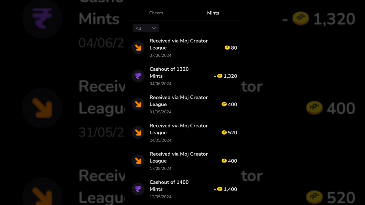 New MCL Mints ad my Moj wallet 🤑🤑🤑 