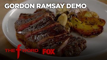 Gordon Ramsay Demonstrates How To Make New York Strip Steak | Season 1 Ep. 4 | THE F WORD
