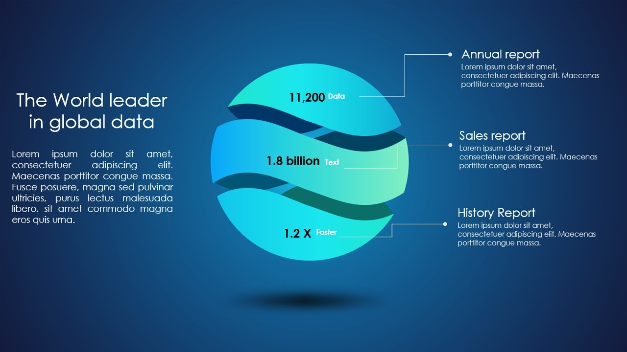 how to present data in a presentation