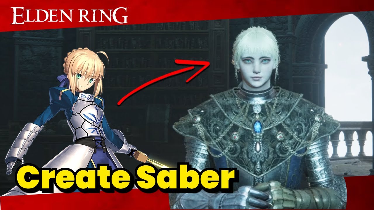 Saber in Elden Ring (Character Creation Female) YouTube