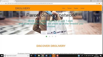 responsive template using materialize framework.
