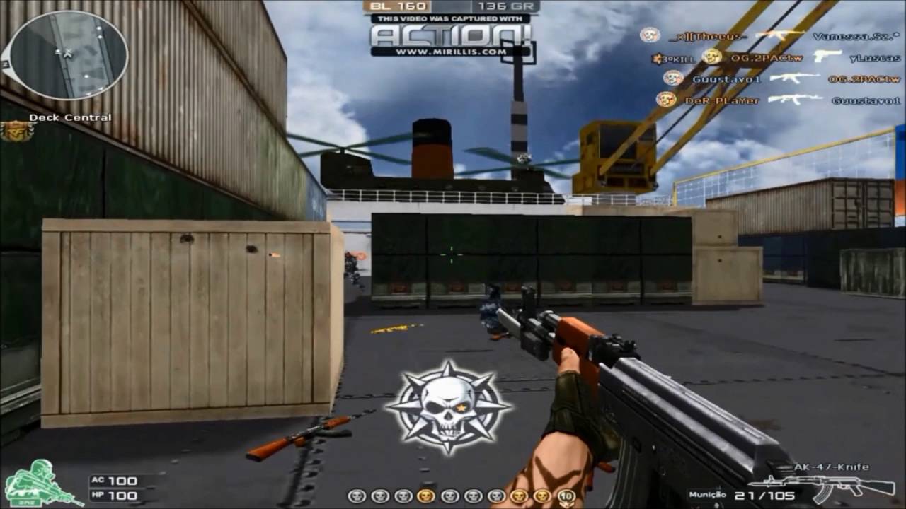 [CF AL] - MODO HS ON FREGMOVIE - AK 47 KNIFE