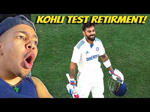 First Reaction to VIRAT KOHLI Test Cricket Batting (retirement Tibute)