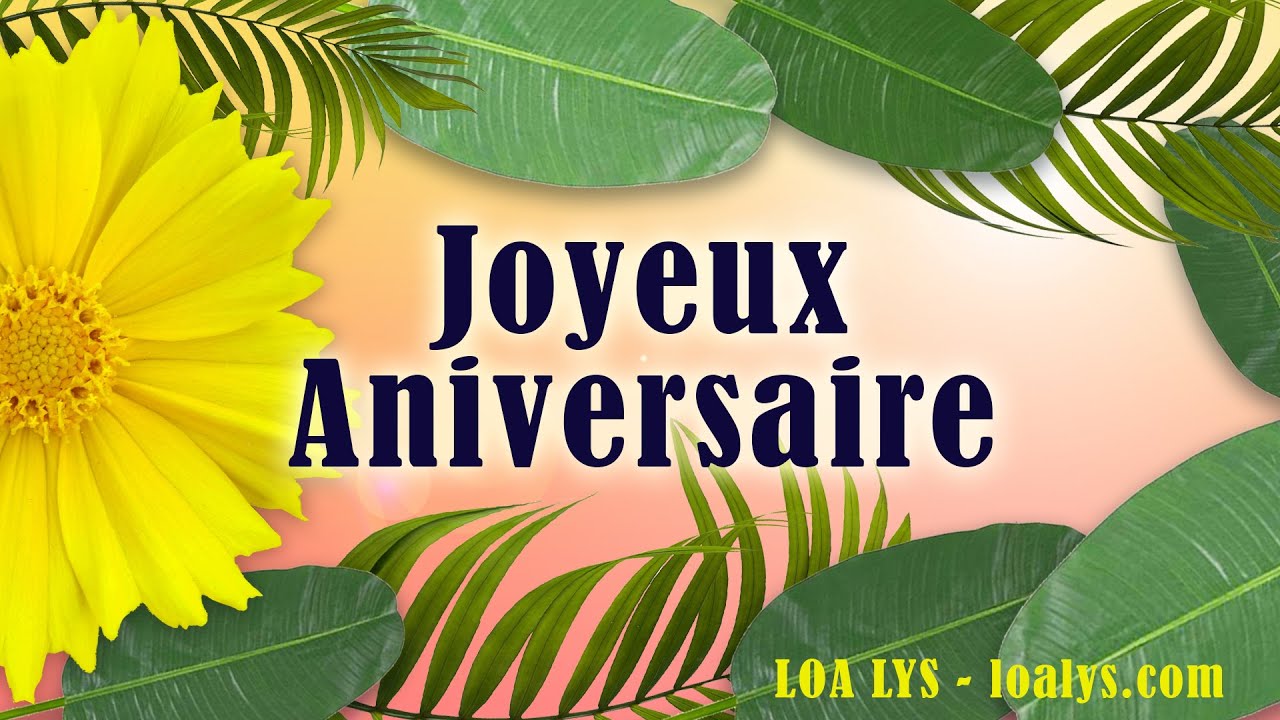47 Joyeux Anniversaire Jolie Carte Virtuelle Coquelicots Et Saxo Youtube