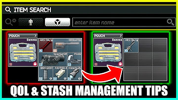 Abuse QOL & Tips for Stash Management