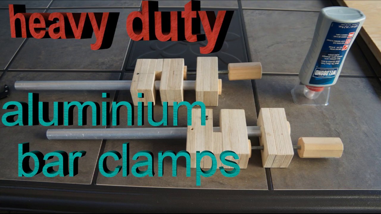 heavy duty short aluminium bar clamps YouTube