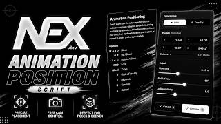 Animation Position Script | Free Cam & Character Posing in FiveM | NEX.dev