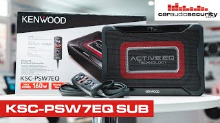 appel onderwijs Oude man Kenwood KSC-PSW7EQ Compact Powered Car Subwoofer | Car Audio & Security -  YouTube
