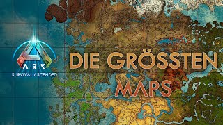 Die größten Maps in Ark: Survival Ascended! 🦖 Welche Karte ist 2025 die beste?