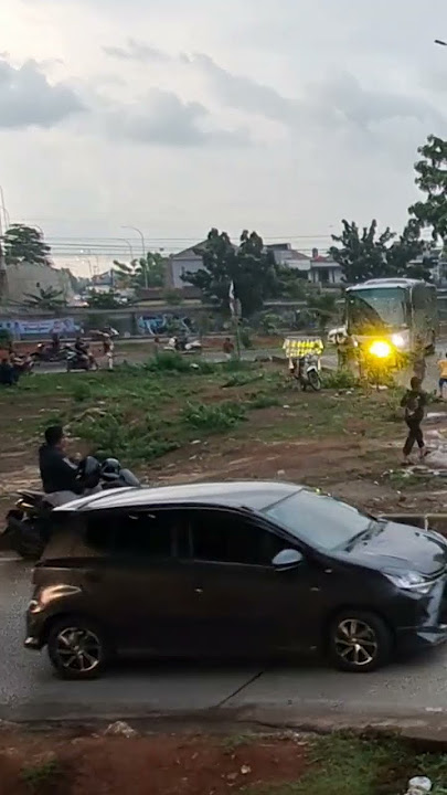 telolet basuri bus pariwisata white horse #youtoberpemula #poris #fyp