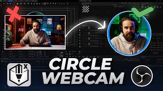 HOW to Create a CIRCLE WEBCAM Overlay for OBS | FREE Tutorial for Livestreams||Create in mins|