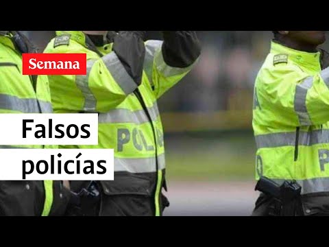 Así es la ‘cacería’ a banda de falsos policías en Bogotá