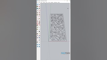 Design any CNC JALI in sketchup